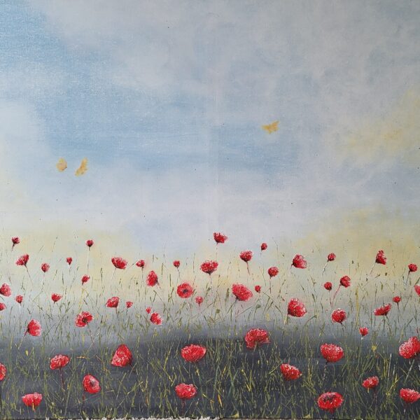 Acrylbild Leuchtendes Flüstern f. KK (120 x 90 cm)