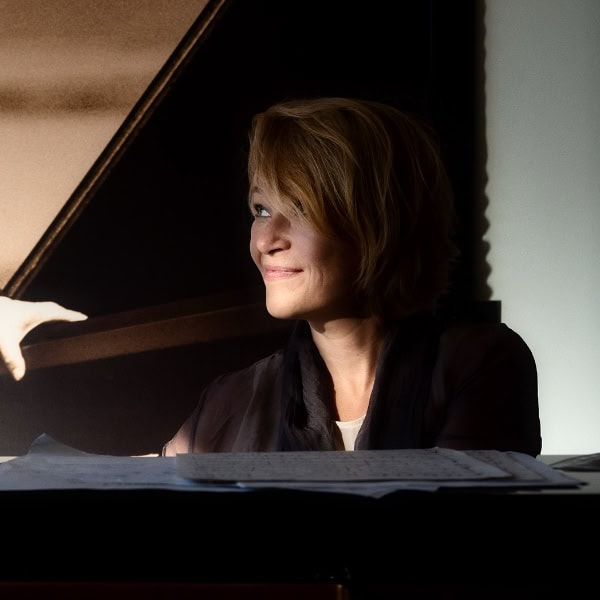 Die Pianistin Andrea Benecke