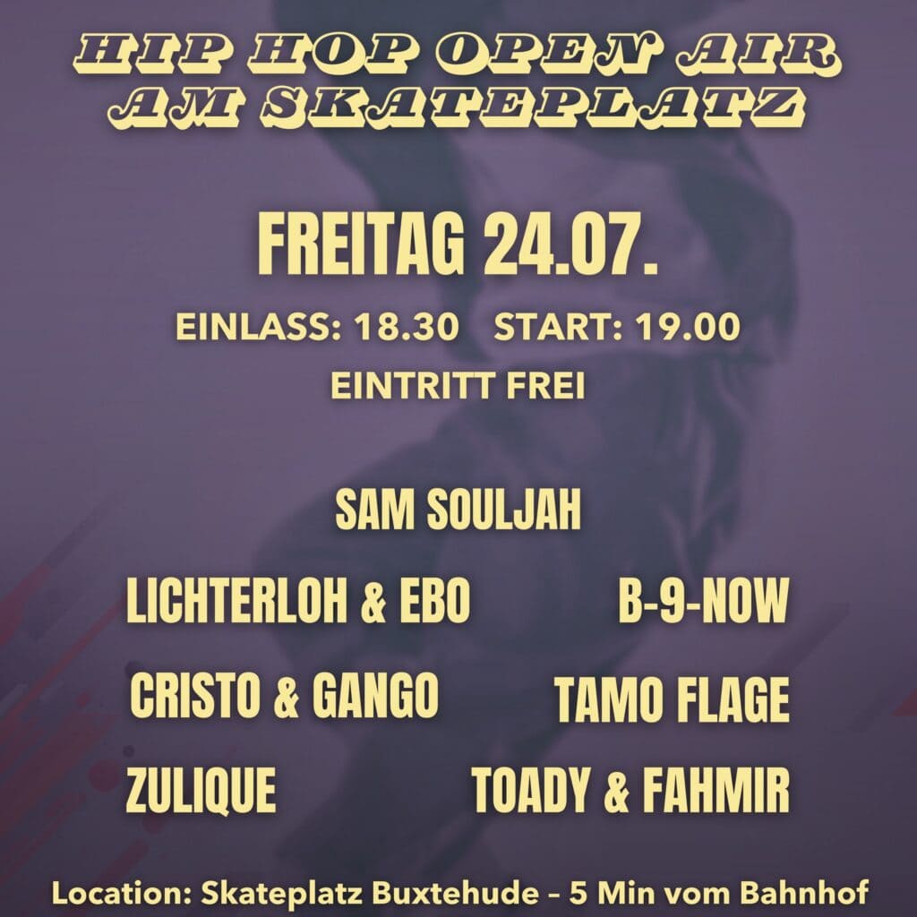 Buxte Rhymes Open Air 24.07.2026