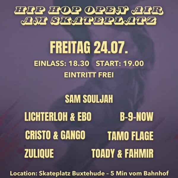 Buxte Rhymes Open Air 24.07.2026