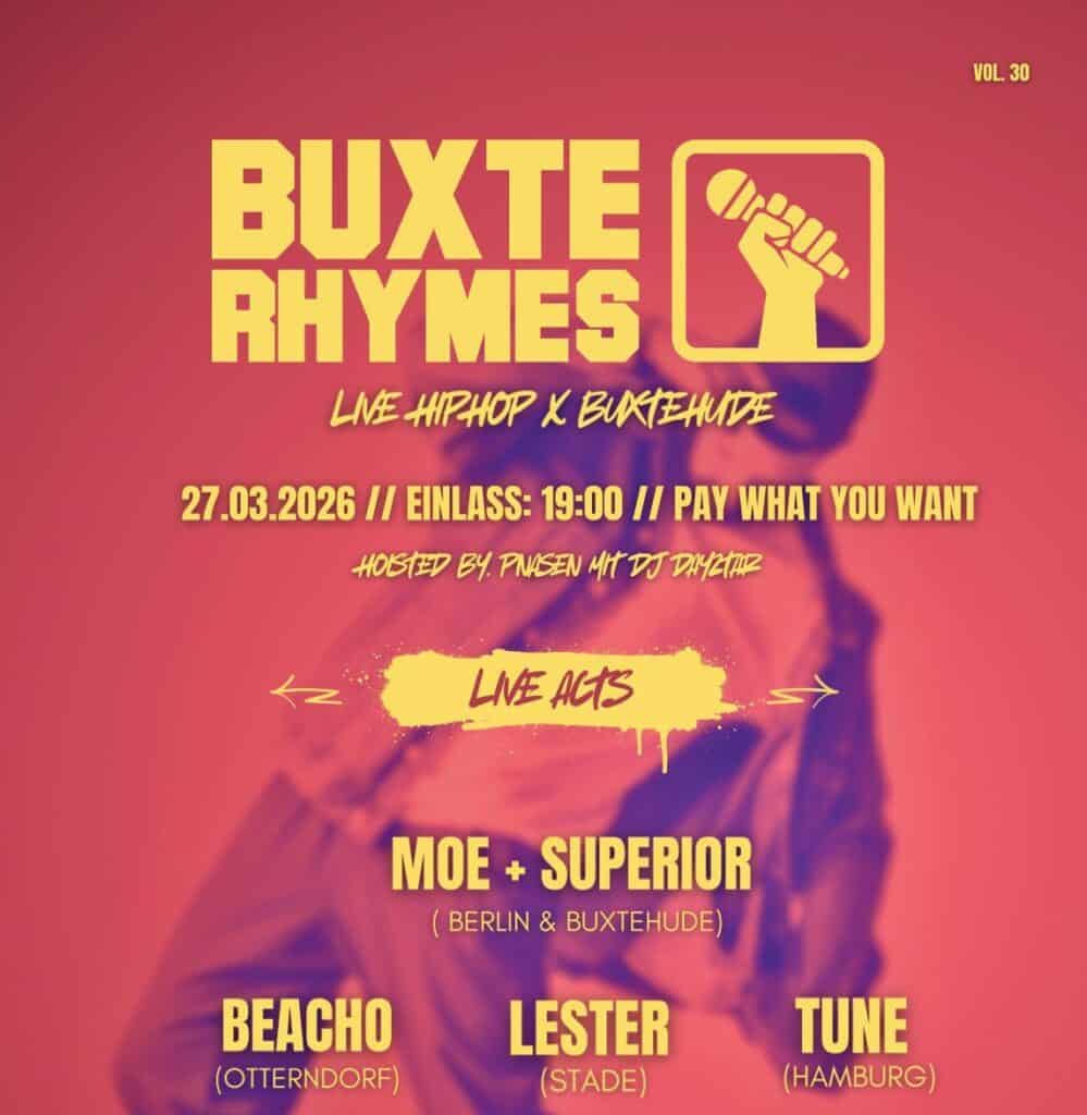 Buxte Rhymes 30 27.03.2026 (quad)