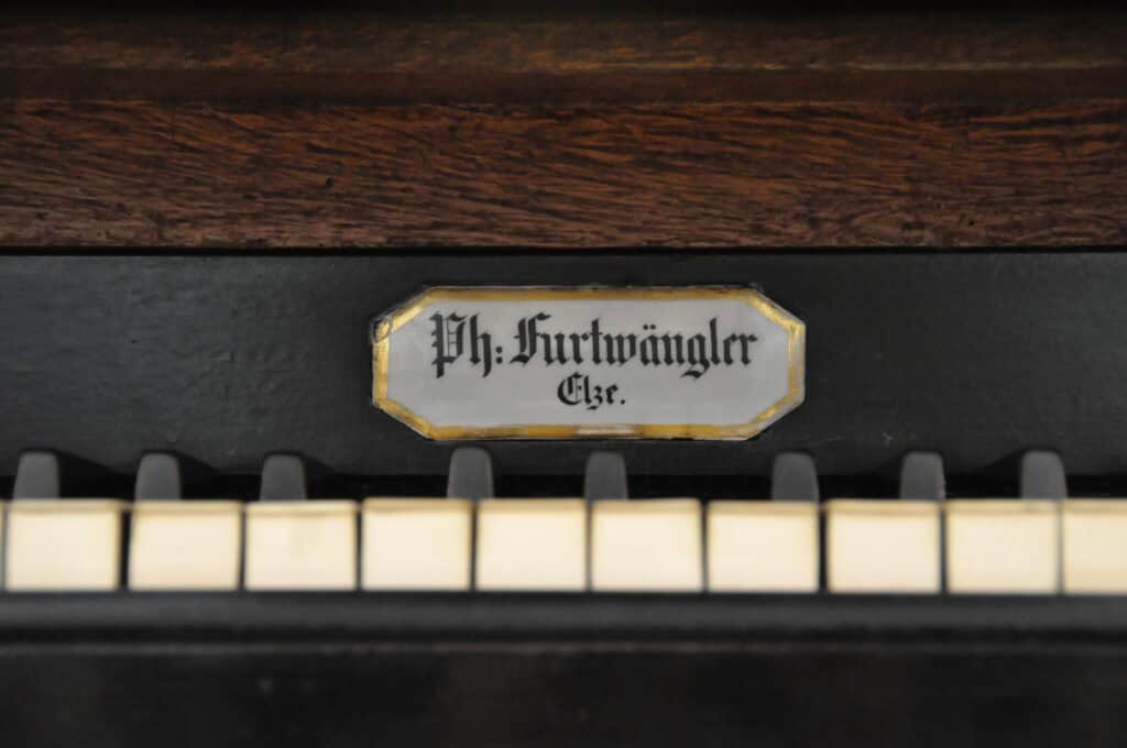 Furtwängler Orgel Buxtehude Detail Spieltisch